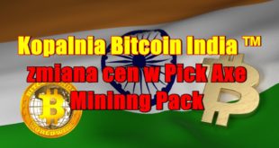 Kopalnia kryptowalut Bitcoin India ™ zmiana cen w Pick Axe Mininng Pack