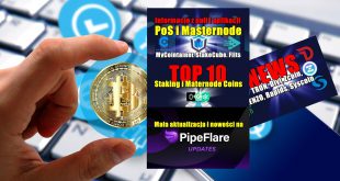 Top 10 Staking i Maternode Coins – tydzień 402020. Informacje z puli i aplikacji PoS i Masternode MyCointainer, StakeCube, Flits. Kran PipeFlare