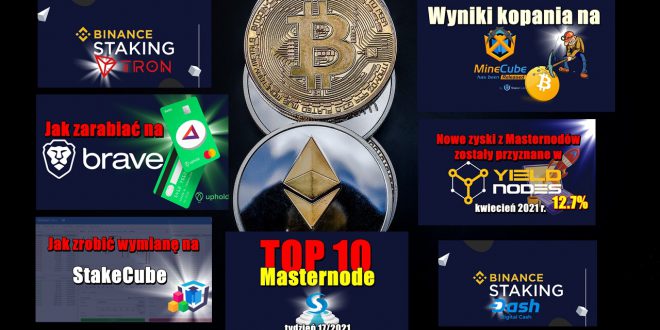 TOP 10 Masternode – tydzień 17/2021. VAULT Crypto Investments, raport tygodniowy #5. Nowe zyski z Masternodów zostały przyznane w Yieldnodes