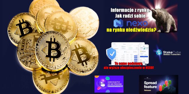 Informacje z rynku. Jak radzi sobie NEXO na rynku niedźwiedzia? Wprowadzają funkcję Spread w swapach na platformie Midas