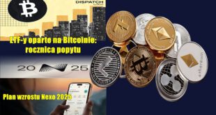 ETF-y oparte na Bitcoinie rocznica popytu. Plan wzrostu Nexo 2025. Bitcoin jako nowy filar rezerw korporacyjnych