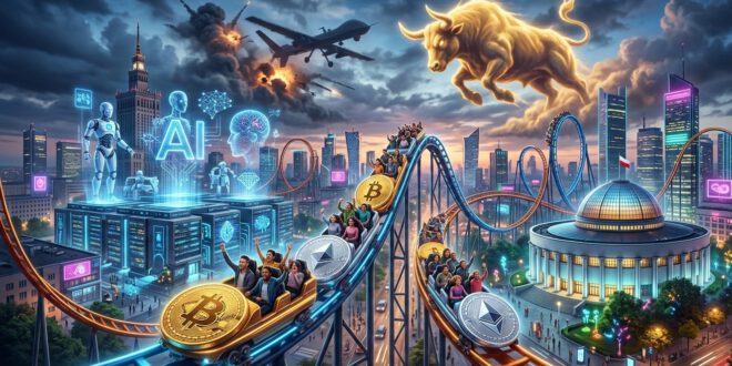 Rollercoaster z Bitcoinem: Wojna, Sejm i AI, które wie lepiej od Twojego bankiera!