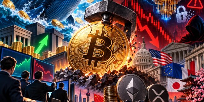 Bitcoin pod presją: ETF-y, wieloryby i 30 zagrożeń rynku krypto