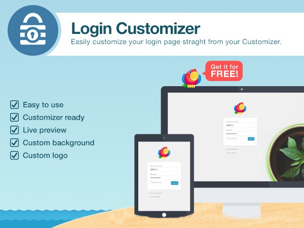 Zmień swoją stronę logowania – Custom Login Page Customizer