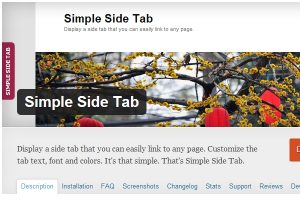 Chcesz zainteresować czytelnika jakąś informacją, skorzystaj z wizualnego odsyłacza, wtyczka Simple Side Tab