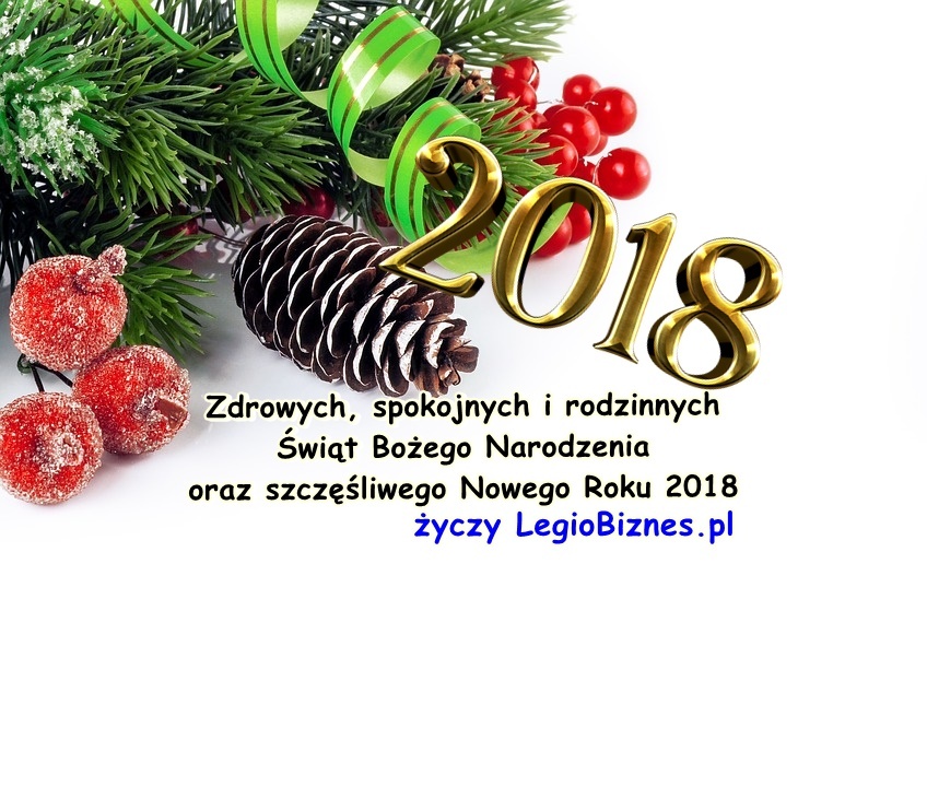 Zdrowych, spokojnych i rodzinnych Świąt Bożego Narodzenia oraz szczęśliwego Nowego Roku 2018